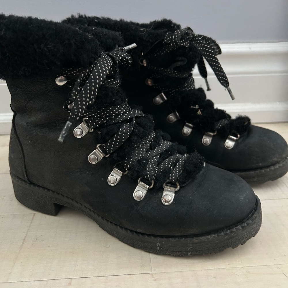 J. Crew Nordic Winter Boots with Fleece Lining